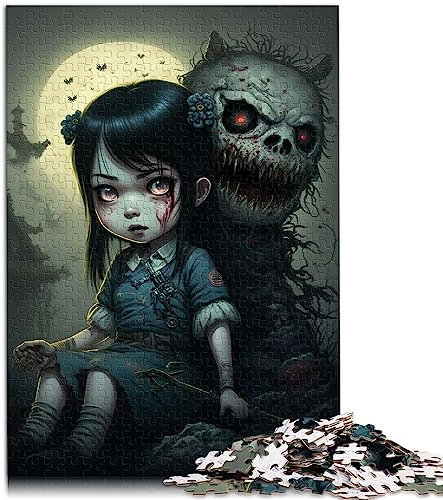 Manga Zombie Puzzles für Kinder. Karton Puzzles, Puzzles für Erwachsene, 1000 Teile, für Erwachsene und Kinder ab 12 Jahren, Bunte Designs, 10,27 x 20,47 Zoll/26 x 38 cm.