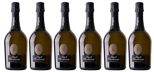 Batasiolo, PINOT CHARDONNAY SPUMANTE BRUT, Vino Bianco, Spumante Secco, Metodo Charmat Martinotti - Confezione da 6