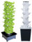 FAcoLL 15/20/25/30 Pods Hydrokultur-Turm, Garten-Hydrokultur-Anbausystem für Kräuter, Obst und Gemüse, Aeroponik-Anbauset mit feuchtigkeitsspendender Pumpe, Netztöpfe, Kräuter 30holes