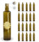 Espirito Rebelde - 20 botellas de vidrio oscuro 500 ml con tapón de rosca dorado con boquilla para verter - Aceite de oliva, vinagre, alcohol, salsas - aceitera