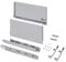 Emuca - Vertex 3D Schublade 60 kg Höhe 242 mm, Tiefe 500 mm, Grau metallic, Stahl