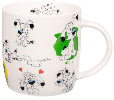 tea4chill Könitz Kaffeetasse Asterix - Snif! Snif!. Teetasse 350ml, Porzellan. Design modern, bunt