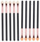 10Stück Schwamm Lidschatten-Pinsel-Set Lidschatten-Applikatoren-Stick tragbare Make-up-Pinsel für Frauen schwamm doppelseitig wasch bar wieder verwendbar Lidschatten-Makeup-Applikator-Tool für Frauen