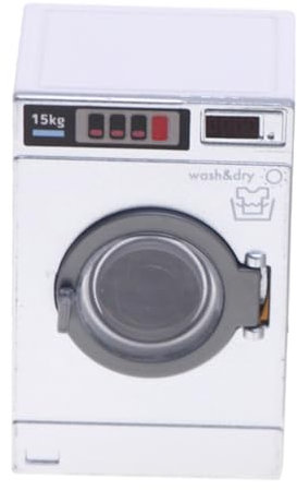 CIYODO modello mini lavatrice modello di lavatrice per giocattoli di mobili in miniatura Lavatrice miniatura Lavatrice giocattolo macchina giocattolo piccola lavatrice plastica
