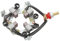 Cepillos de Motor de Cabrestante ATV, Kit de Escobillas de Carbón para Motor Kit de Reparación de Soporte de Escobillas de Carbón de Arranque de Orificio Central de 45 Mm para