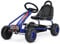 COSTWAY Gokart mit verstellbarem Sitz, Go Cart mit Handbremse, Tretauto bis 30 kg belastbar, Pedal Gokart, Tretfahrzeug, Pedalfahrzeug, Kinderfahrzeug für Kinder ab 3 Jahren (Blau)
