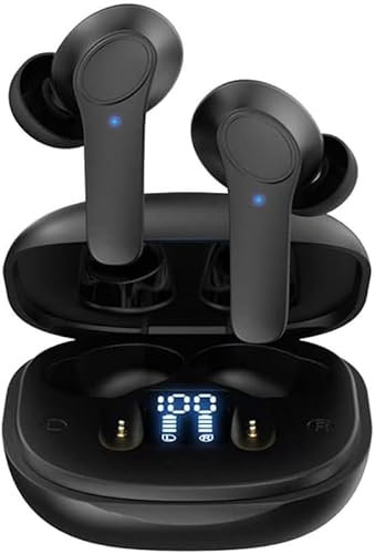 Wireless Earbuds For Honor9070200Lite200Pro20090Smart X8 X8a X7b X6a X6 X6b Magic7 6 5 4Pro'7 6 5 4Lite Earbuds Earphones Headphones 5.3 Bluetooth IPX6 in-Ear Smart Touch 35H Playtime (BLACK)