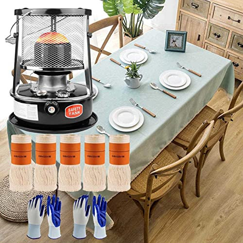 BomDog Calentador de Queroseno Retráctil, Estufa de Aceite para Camping, Estufa de Queroseno Portátil para Interior, Calentador de Tienda de Campaña de Emergencia sin Calefacción Eléctrica/Black