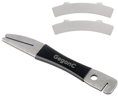 GegonC Bicycle Disc Rotor Truing Fork Tool Kit - Bicycle Brake Pad and Rotor Alignment - Steel Rotor Adjustment Tool for Mountain Road Bike Calibration,(Black)