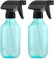 D Dymoece Kunststoff Zerstäuber Sprühflaschen,2 Stücke 300ml Nachfüllbar Wasser Sprühflaschen für Pflanzen,Garten,Haustier-Reinigung,Friseur,Autopflege Trigger-Leere Sprühflaschen
