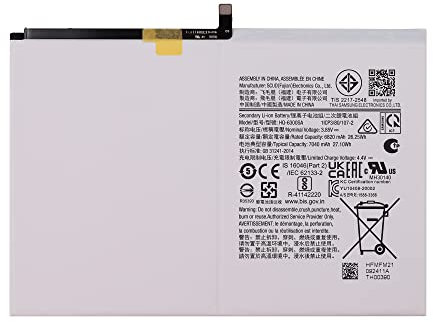 Duotipa Batteria sostitutiva 6820 mAh HQ-6300SA compatibile con Samsung Galaxy Tab A8 10.5 (2021) SM-X200, SM-X205 con kit di strumenti di riparazione