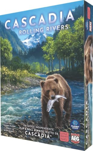 CASCADIA ROLLING RIVERS Brettspiel auf Italienisch Little Rocket Games