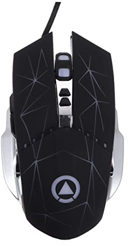 EXCEART Ratón USB para dpi hasta dpi Cable Antisudor Iluminación De Respiración para Gamers