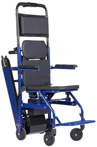 Silla De Ruedas EléCtrica Silla salvaescaleras para personas mayores, plegable, ligera, con plataforma para subir y bajar escaleras, 19 kg