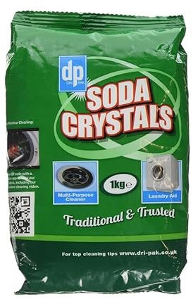 RYYN® Dri Pak Soda Crystals 1kg Washing Soda Multi Purpose Household Cleaner Laundry Booster Degreaser Natural Cleaning