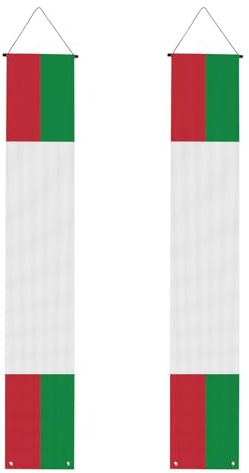 Italienische Flagge, Druck, Abschlussfeier, Party-Dekorationen, Banner, Veranda, Türschild, Willkommensbanner, für Innen- und Außenwand