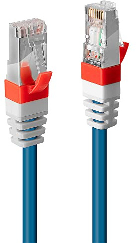 LINDY 45373 0.5m Cat.6A S/FTP LSZH Netzwerkkabel, blau
