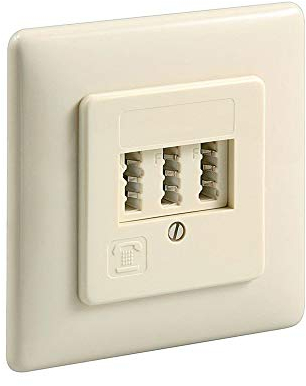 Goobay 50266 3x TAE-NFF Unterputzdose, Schraubanschluss