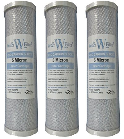 Reverse Osmosis System 10 Carbon Block Water Filter Cartridges (Box of 3)