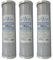 Nature's Water Lot de 3 cartouches filtres à eau bloc de charbon pour système de filtre à osmose inverse 25 cm
