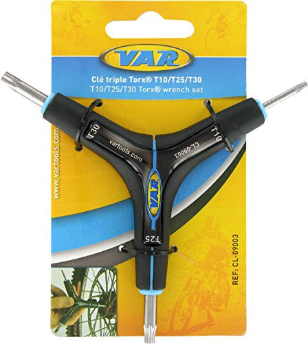 VAR Unisex-Adult Y-Torxschlüssel Torx Premium-Schlüssel, Mehrfarbig, One Size