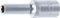 BGS 10268 | Steckschlüssel-Einsatz Super Lock, tief | 12,5 mm (1/2) | SW 8 mm | lang | Wellenprofil | CV-Stahl