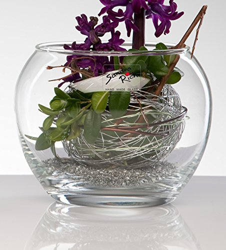 Sandra Rich Glasschale Fish Bowl klar rund 10 cm Ø 12,5 cm