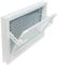 Kellerfenster weiss 80 x 40 cm Isolierglas 3.3 mit Schutzgitter, montierter Insektenschutz, 4 Fensterbauschrauben