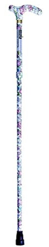 Aidapt Deluxe Folding Walking Cane, Beautiful Patterns, Premier Quality, Prestige Range, Classic Designs,Feel young again! (Floral)