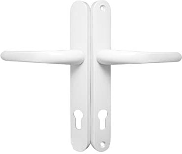 Hoppe Match UPVC Door Handle 215mm Screw Centres - White