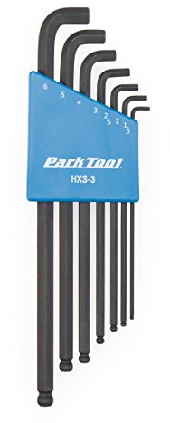 Park Tool Unisex-hxs-3-stubby-schlüssel Set Tool, Blau Unisex-hxs-3-stubby-schlüssel Set Tool, Blau, 1,5 - 6 mm