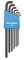 Park Tool Unisex-hxs-3-stubby-schlüssel Set Tool, Blau Unisex-hxs-3-stubby-schlüssel Set Tool, Blau, 1,5 - 6 mm