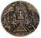 Riesige Medaillon-Münze aus der Maya-Zeit, Maya-Prophezeiung, sehr detailliert, 3D-Ausgabe, 80 mm Durchmesser, Sammlerstück