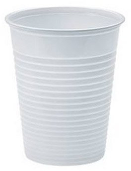 Bicchieri in Plastica Bianchi Monouso Confezione 1000 pz
