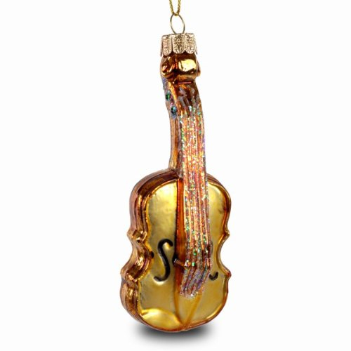 Sikora Christbaumschmuck Glas Ornament/Violine/Geige - H:12cm