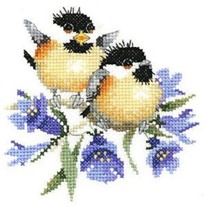 Bluebell Chick-Chat - 14 count Aida - Cross Stitch Kit