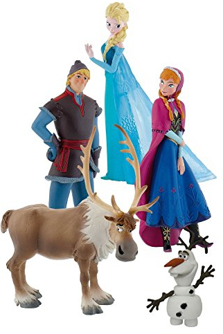 Bullyland 12220 - Walt Disney Frozen, Figurenset, 5 Figuren
