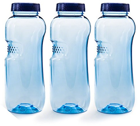 3 x 0,5 Liter Trinkflasche aus Tritan / Wasserflasche / BPA-frei