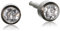 Pure Grey Unisex-Ohrstecker Titan Zirkonia Erstohrstecker weiß 304