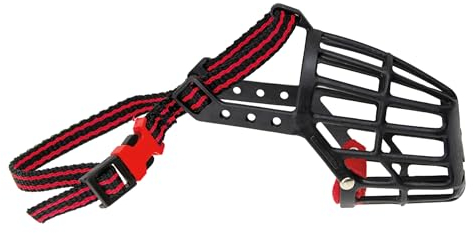 Karlie Maulkörbe mit Klickverschluss L: 22 cm B: 26 - 43 cm schwarz