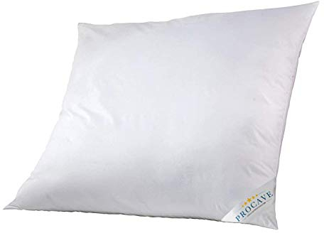 PROCAVE Kopfkissen 80x80 mit komfortablen AloeVera Bezug - antibakterielles Kissen - bequemes & atmungsaktives Schlafkissen - Soft Touch Polster - Microfaser Kopfkissen - Sommer-Kopfkissen - Pillow