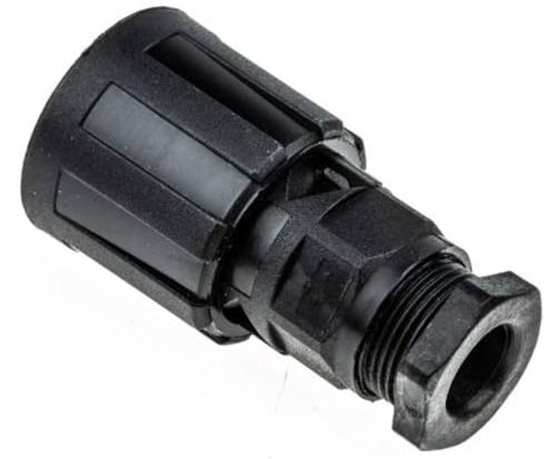 Bulgin PX0800 Zylindrischer Kabelschuh, männlich, männlich, Serie (runder Anschluss): PX08, 1 Stück