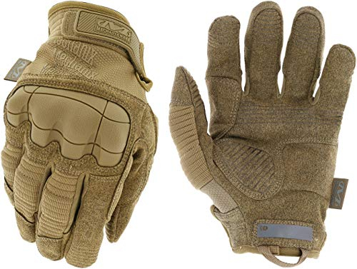 Mechanix Wear: M-Pact Coyote Taktische Arbeitshandschuhe – berührungsfähig, Aufprallschutz, absorbiert Vibrationen (groß, braun)