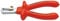 KNIPEX 11 17 160 Abisolierzange verchromt tauchisoliert, VDE-geprüft 160 mm