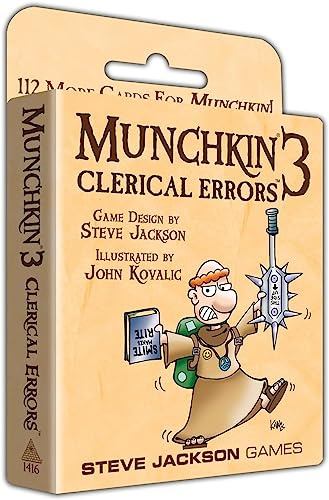 Steve Jackson Games 1416 - Munchkin 3: Clerical Errors (englische Ausgabe)