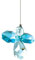 Swarovski Schutzengel-Anhänger aus Kristall, Geburtsstein, Sonnenfänger DECEMBER - BLUE ZIRCON