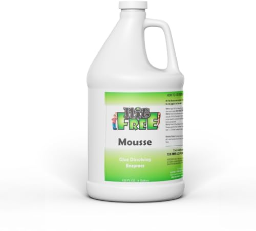 Nit Free Head Lice Eliminating Mousse, Glue Dissolver, 128oz Gallon Size