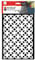 Marabu 0285000000004 - Art Stencil, Motivschablone für effektvolles Schablonieren auf Papier, Keilrahmen, Holz und Textilien, PVC - frei, lasergeschnitten, wiederverwendbar, DIN A4, Retro Flowers