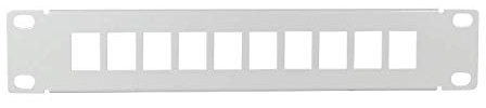 LogiLink Professional ACT107 Keystone Patch Panel lichtgrau