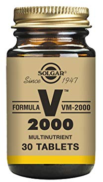 Solgar Formula VM-2000, 30 Tablets - - Multivitamin - Daily Wellbeing and Immunity - Rich in Antioxidants - Vegan, Gluten Free and Kosher